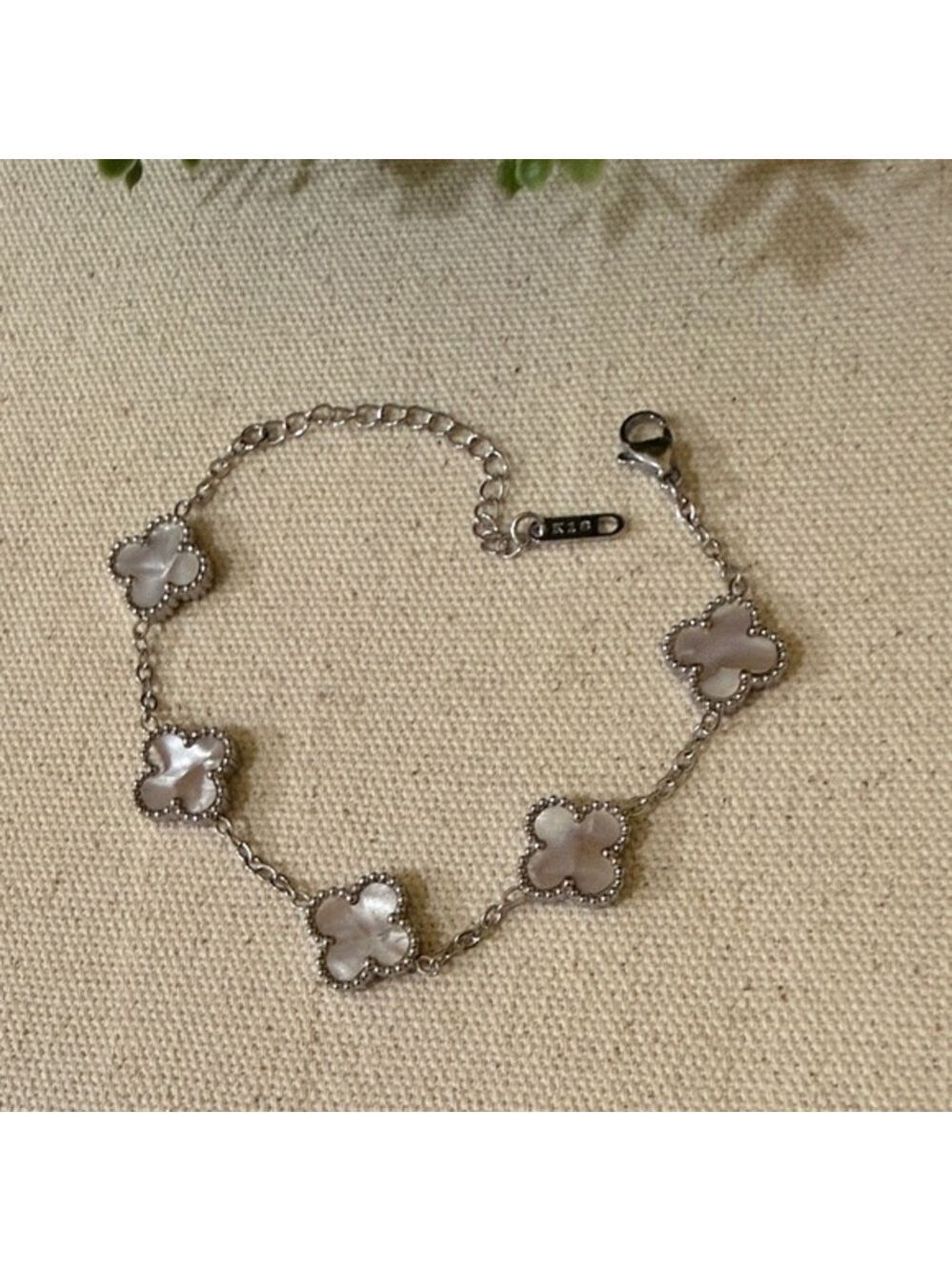 True Stainless steel bracelet Stamped 18k gold plated bracelet